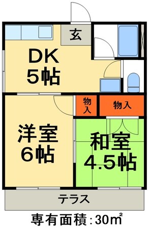 ミウラハイツの物件間取画像